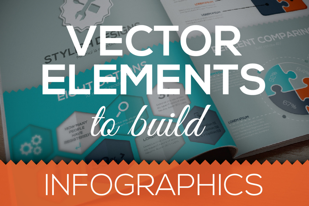 Vector Elements to Build Infographic, a Work Illustration by Infographic Template Shop (Photo 2 of 2)