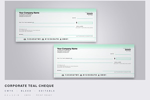 Corporate Check Template