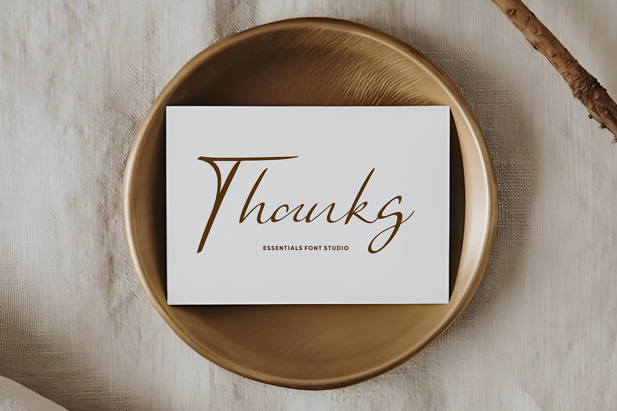 Daylight Welington, a Script Font by Essentials Studio (Photo 7 of 7)