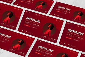 Shopping Store Landing Page