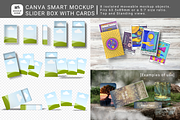 Slider Box and Cards Canva Mockup, a Packaging Mockup by Mockup Scene (Thumbnail 1 of 10)