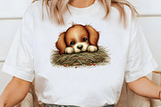 Whimsical Autumn Dog Clipart, a Seasonal Illustration by Designworld (Thumbnail 7 of 10)