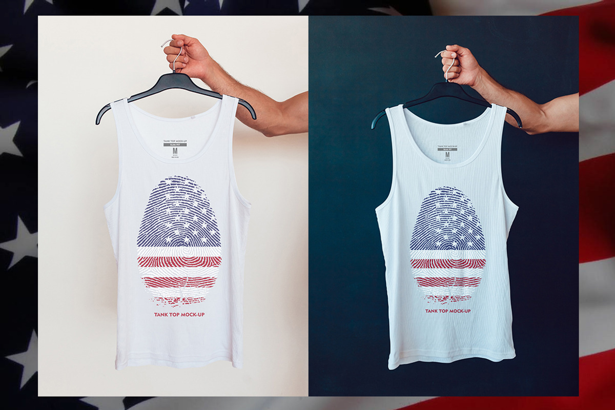 Tank-Top Mock-Up, a Shirt Mockup by Freeman Studio (Photo 8 of 9)