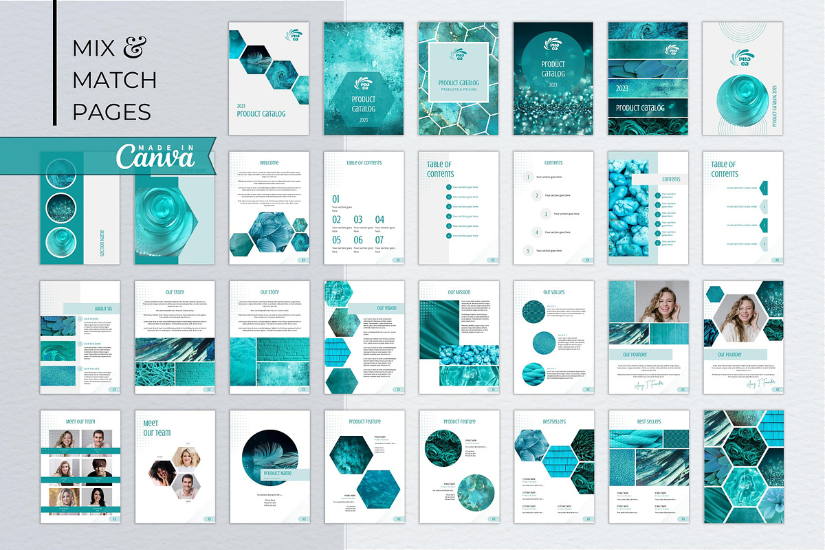 Product Catalog Canva Template, a Magazine Template by B2 Studio (Photo 6 of 11)