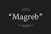 Magreb - Exquisite Serif Family, a Serif Font by Ridha-38.lineart (Thumbnail 1 of 10)