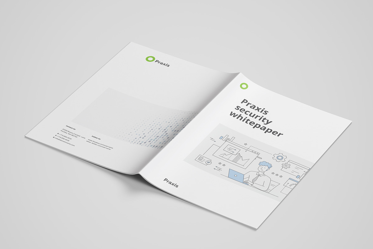 White Paper Template, a Brochure Template by azadcsstune (Photo 2 of 13)