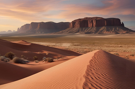 Desert landscape photograph, a Nature Photo by ComfortQ