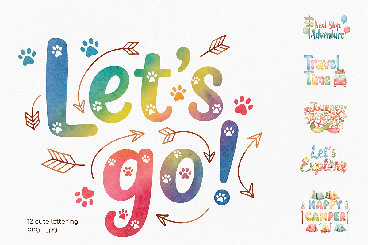 Adventure Letterings, an Illustration by lokfrid (Photo 1 of 4)