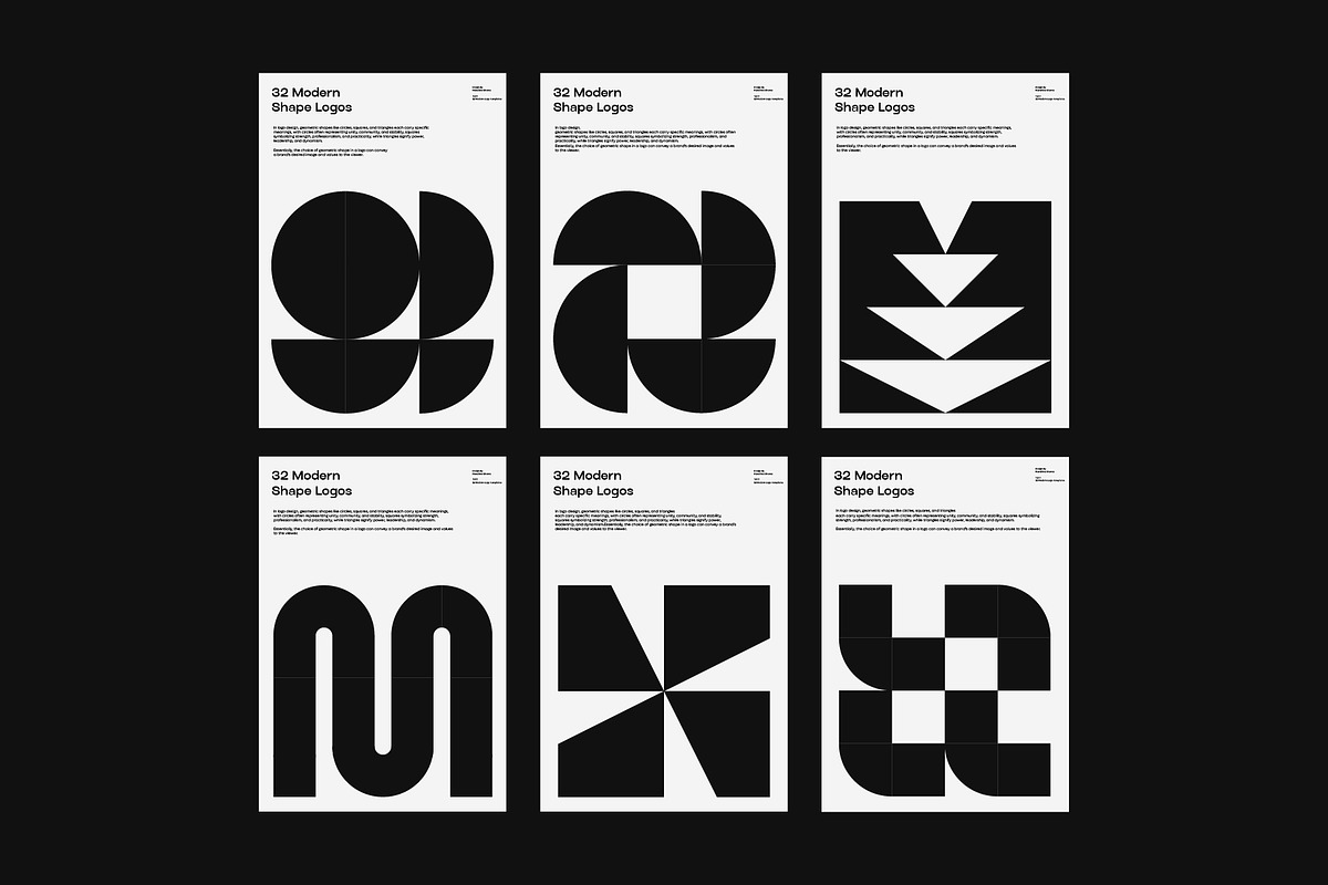 32 Modern Logo Template, a Branding & Logo Template by Nowshinz Shoma (Photo 11 of 20)