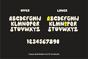 FRONK – Unique Bold Bubble Font, a Handwritten Font by Vroz Studio (Thumbnail 7 of 8)