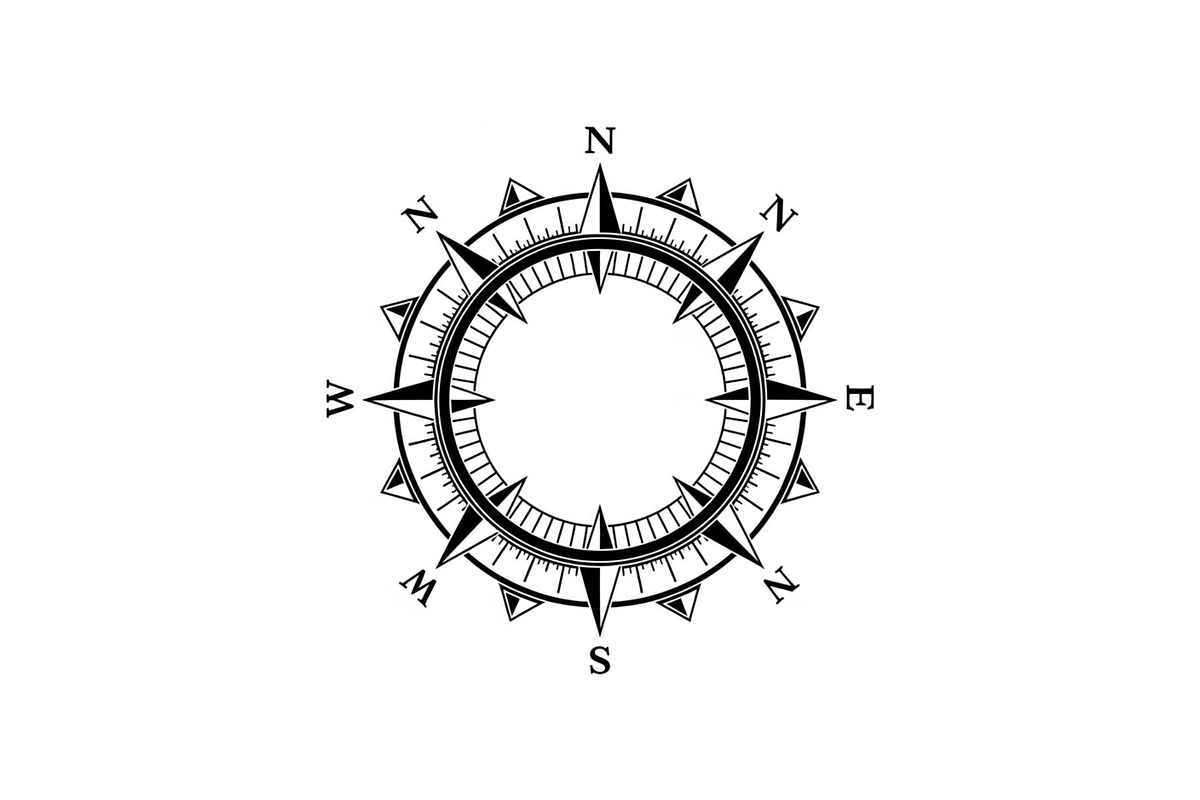 Vintage Compass Rose SVG Bundle, an Illustration by yasushie (Photo 22 of 29)