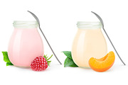 Fruit yogurts, an Object Graphic by Fruits+Veggies (Thumbnail 3 of 3)