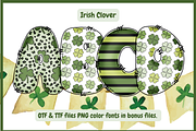 IrishClover-PNG fonts, a Font by It me digital art (Thumbnail 1 of 6)