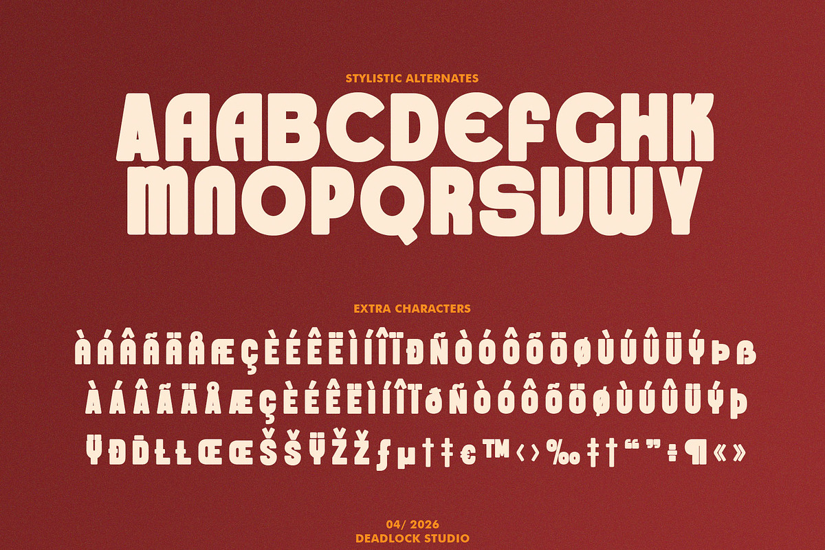 Frontman Show, a Sans Serif Font by deadlock studio (Photo 7 of 10)
