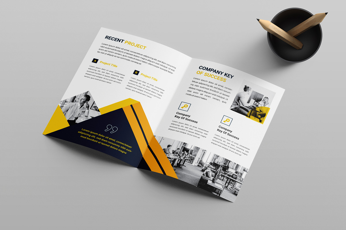 08 Page Corporate Brochure, a Brochure Template by workclan24 (Photo 4 of 5)