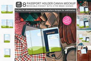 Passport Holder Canva Smart Mockup