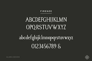 Firenze - Luxurious & Bold Serif