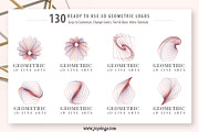 Geometric Logo Generator 3D Line Art, a Branding & Logo Template by joyologo (Thumbnail 15 of 24)