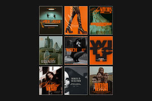Halloween Canva Templates Set 2, a Templates & Theme by BYOTstudios
