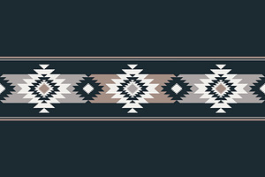 Southwestern Navajo Runner Pattern, a Pattern Graphic by PPEthnicDecorPattern