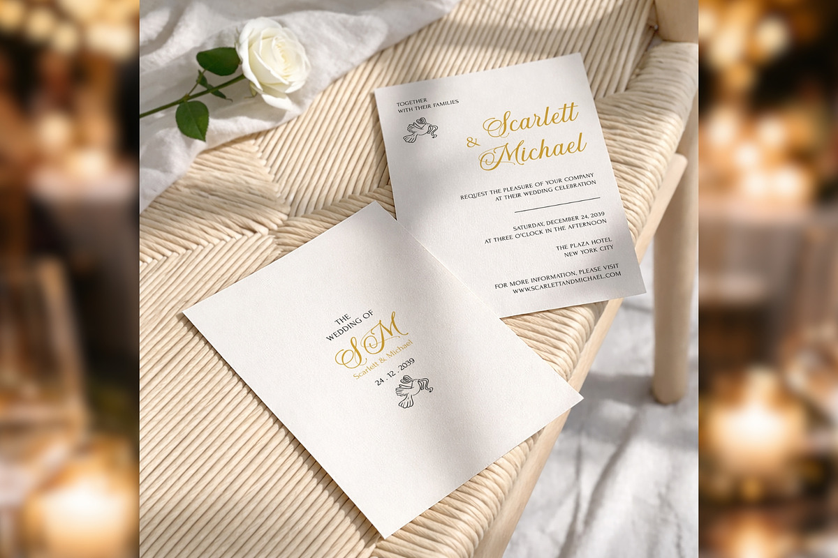 Luxury Invite Suite Canva bd004, an Invitation Template by TyphoonStudio (Photo 3 of 9)