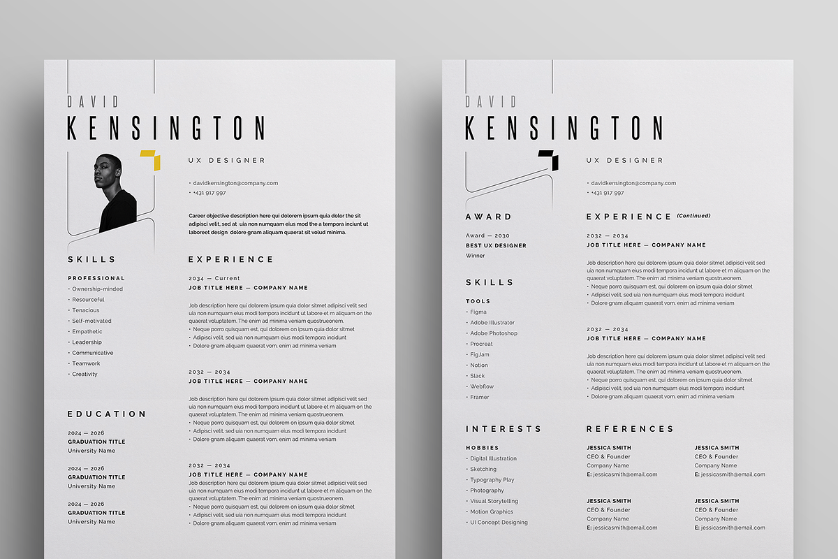Resume/CV, a Resume Template by Reuix Studio (Photo 4 of 5)