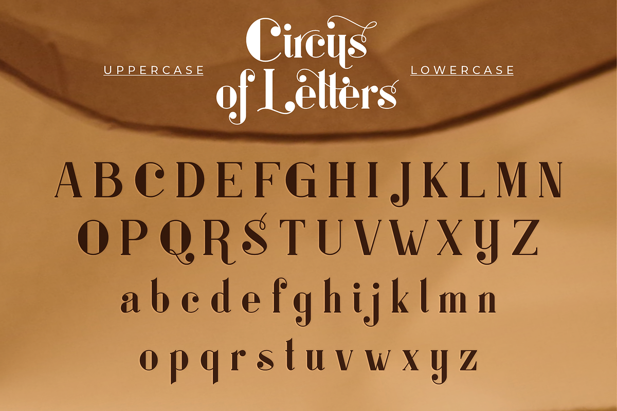 Circus of Letters – Fancy Typeface, a Sans Serif Font by RedyStudio (Photo 21 of 24)
