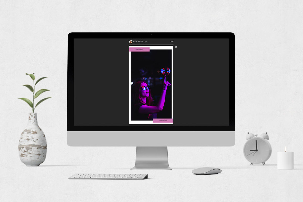 Neon Instagram Stories, a Social Media Template by Social Corner Graphics (Photo 4 of 8)