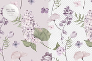 Lilac Seamless Pattern And Graphic, a Pattern Graphic by Madebyia (Thumbnail 9 of 16)