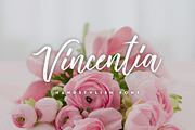 Vincentia Handstylish Font, a Script Font by Alif Devan R. (Thumbnail 1 of 6)