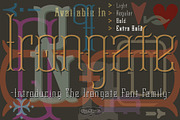 5.Irongate Family, a Symbol Font by CozyFonts Foundry (Thumbnail 1 of 4)