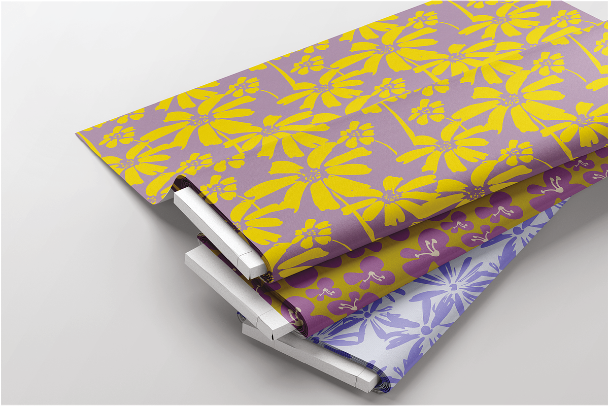 Naive Flower Pattern Bundle, a Pattern Graphic by Bonfloret Studio (Photo 6 of 16)