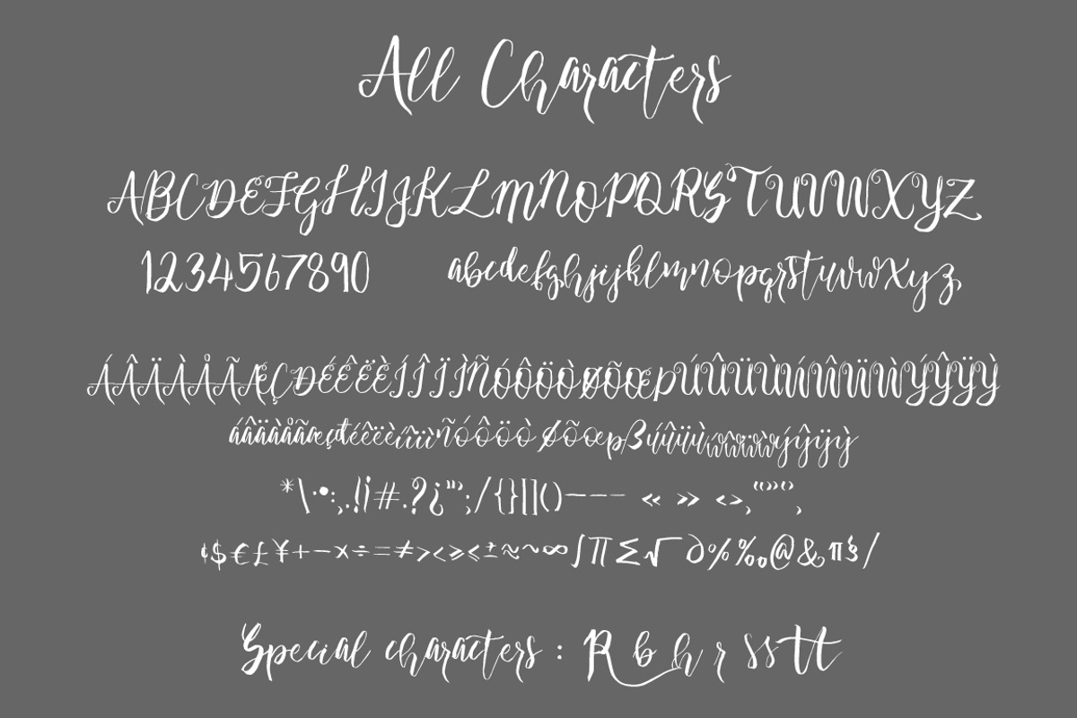 Wonder Angel Script Font preview 7