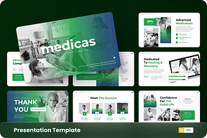 Medicas - Medical Google Slide, a Presentation Template by GraphauseProject