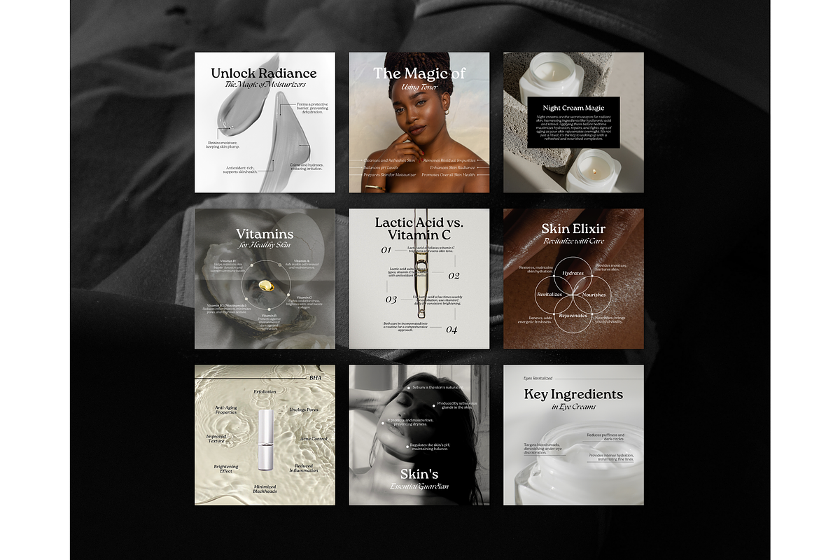 Skincare Instagram Template - Canva, a Social Media Template by TheTemplateTopia (Photo 4 of 10)