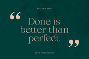 Bellabio Typeface, a Serif Font by Dora Typefoundry (Thumbnail 16 of 25)