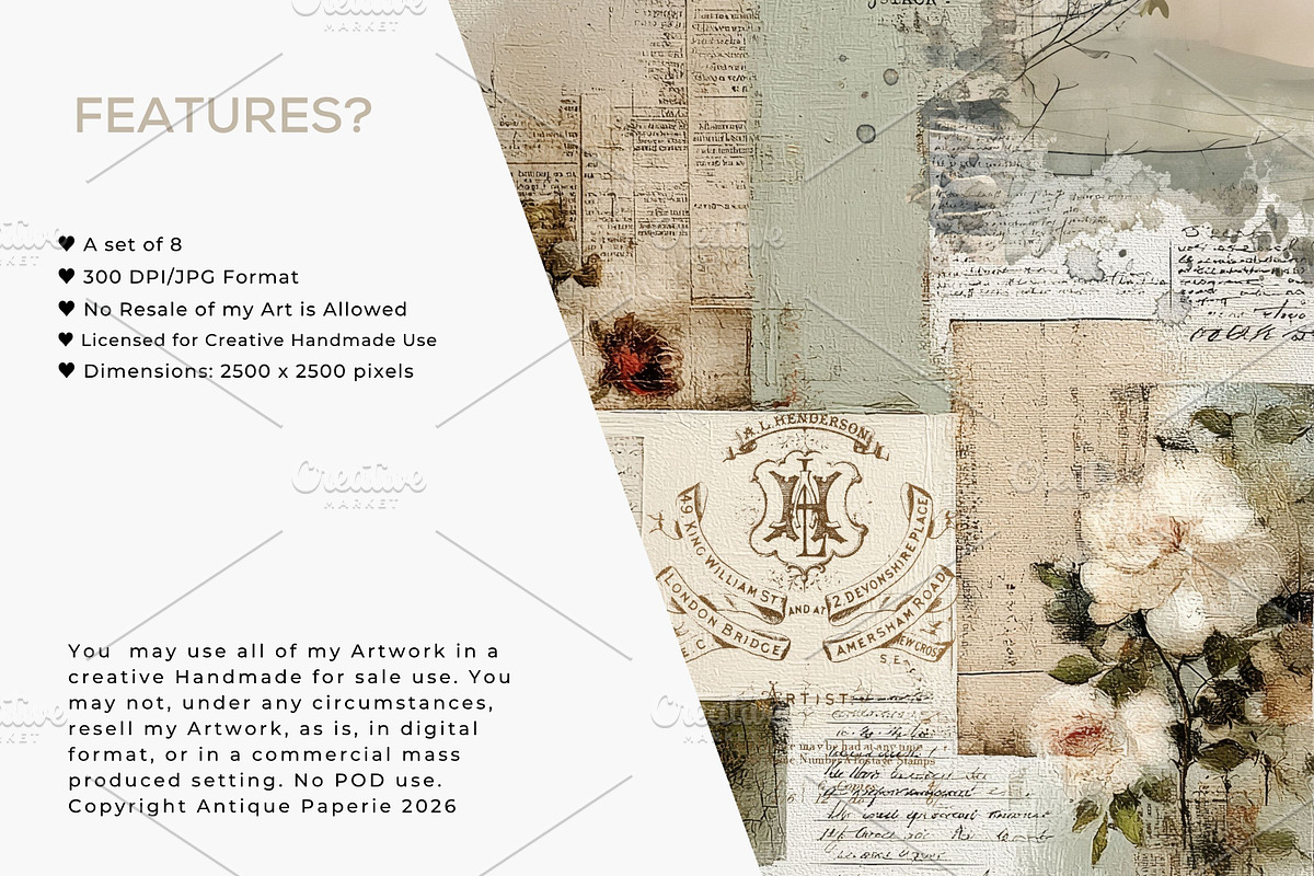 Wexford, Ireland Papers, a Pattern Graphic by Antique Paperie (Photo 5 of 5)