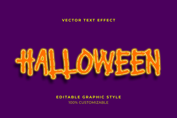 Neon Glowing Handwritten Text Effect preview 3