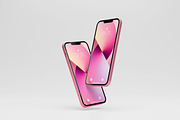 iPhone 13 Mockup, an iPhone Mockup by UFR_GRAPHIC (Thumbnail 4 of 7)