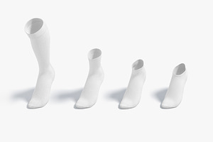 Single Socks On Tiptoe 3D Model