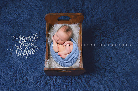 Vintage Bed Newborn Digital Backdrop