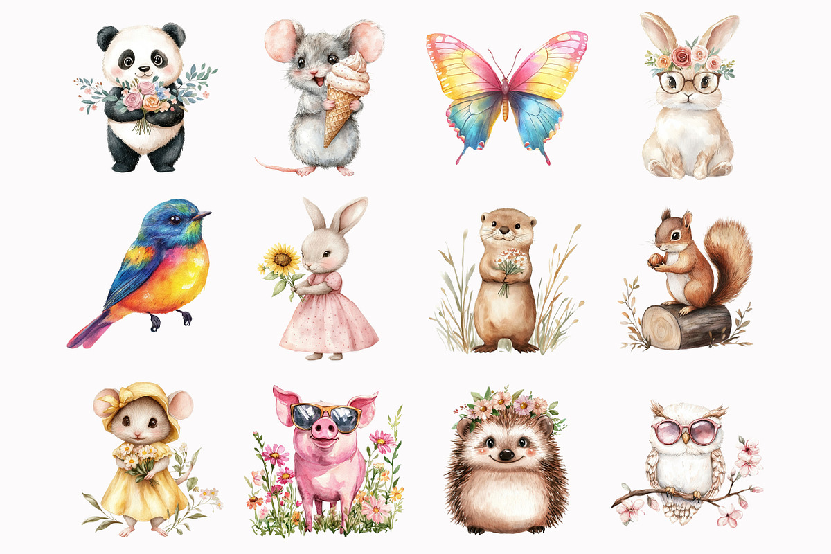 Summer Woodland Clipart, a Seasonal Illustration by Design Market (Photo 3 of 5)