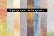 10 canvas texture backgrounds, a Templates & Theme by Liliia Rudchenko (Thumbnail 1 of 3)
