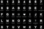 40 Cloud Letter Photoshop Brushes, a Brush Add-On by Uplift Actions (Thumbnail 5 of 5)