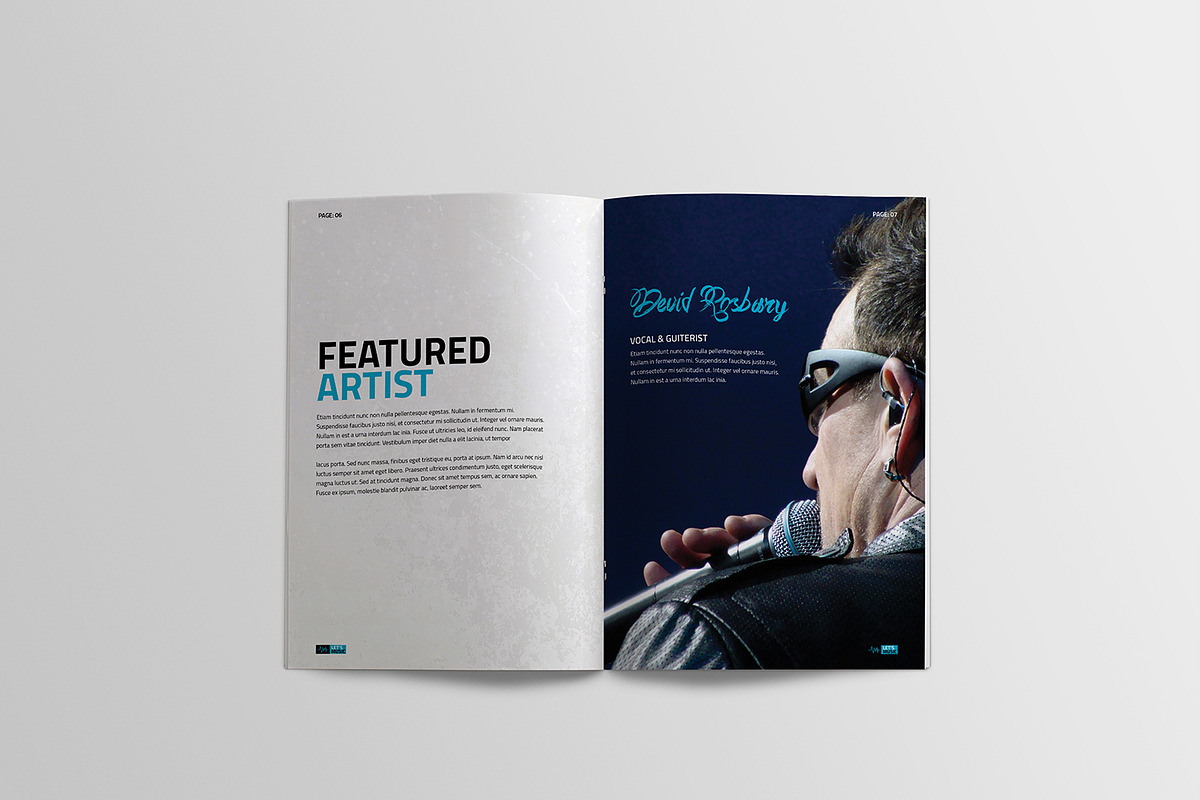 Music Festival Brochure+Ticket, a Brochure Template by SmmrDesign (Photo 9 of 20)
