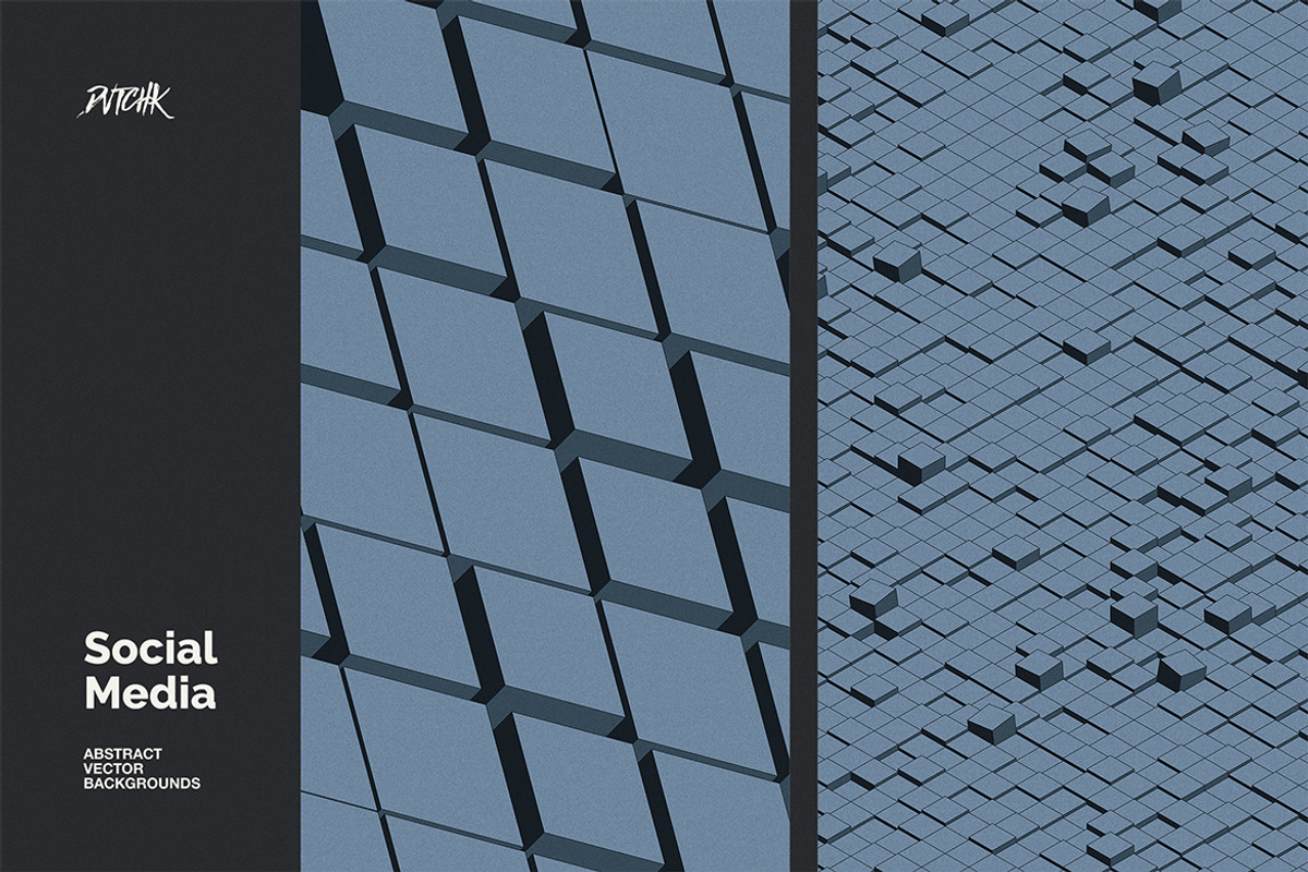 Social Media Vector Backgrounds V 04, a Background Graphic by dvtchk (Photo 3 of 9)