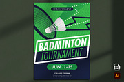 Badminton Tournament Flyer, a Flyer Template by Aarley Kaiven (Thumbnail 1 of 2)