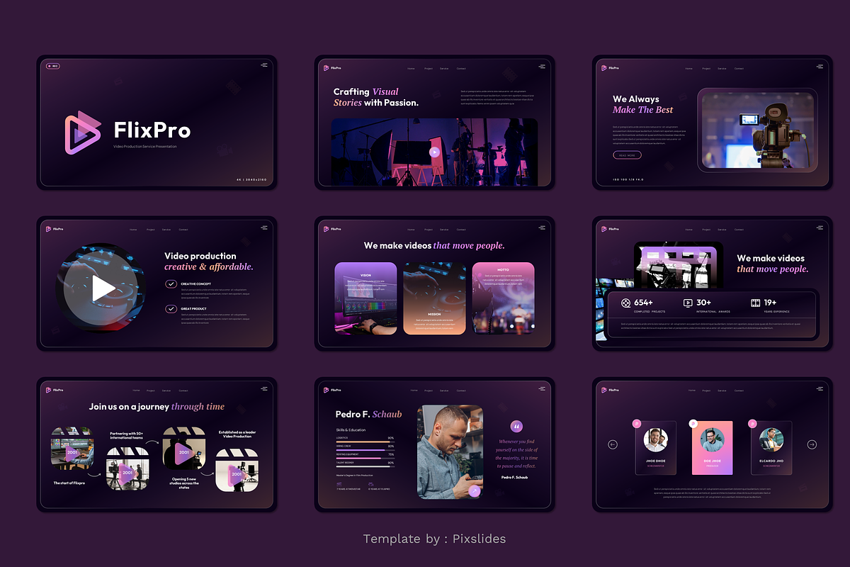 Film & Movie Keynote, a Presentation Template by Pixslides (Photo 2 of 8)