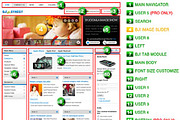 BJ Synegy Free Joomla 1.5 Templates, a Websites & App Template by Digipieces (Thumbnail 2 of 2)
