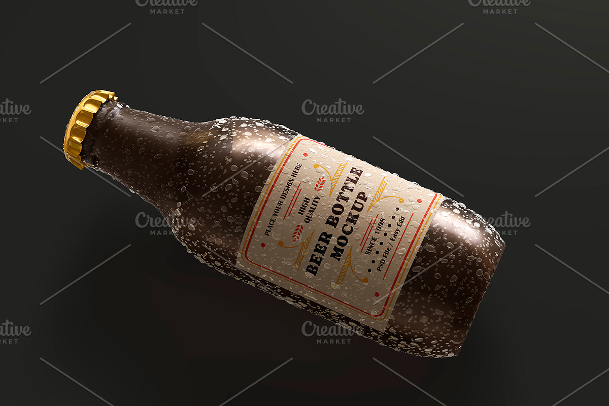 Drink Glass Bottle Mockup Set, a Packaging Mockup by ForgeDesign (Photo 4 of 6)